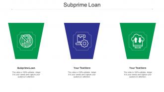 Subprime loan ppt powerpoint presentation layouts graphics tutorials cpb