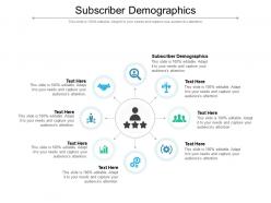 Subscriber demographics ppt powerpoint presentation infographics sample cpb
