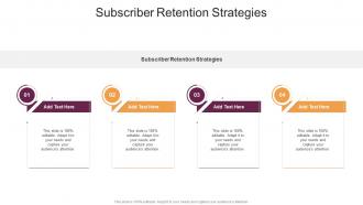 Subscriber Retention Strategies In Powerpoint And Google Slides Cpb