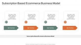 Subscription Based Ecommerce Business Model In Powerpoint And Google Slides Cpb