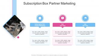 Subscription Box Partner Marketing In Powerpoint And Google Slides Cpb