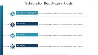 Subscription Box Shipping Costs In Powerpoint And Google Slides Cpb