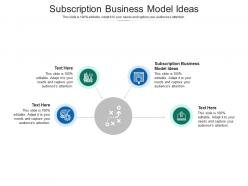 Subscription business model ideas ppt powerpoint presentation outline rules cpb