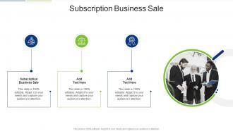 Subscription Business Sale In Powerpoint And Google Slides Cpb
