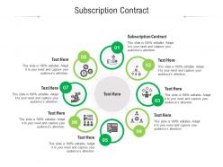 Subscription contract ppt powerpoint presentation infographic template design ideas cpb