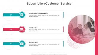 Subscription Customer Service In Powerpoint And Google Slides Cpb