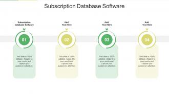 Subscription Database Software In Powerpoint And Google Slides Cpb