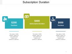 Subscription duration ppt powerpoint presentation icon master slide cpb