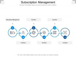 Subscription management ppt powerpoint presentation outline ideas cpb