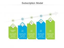 Subscription model ppt powerpoint presentation show maker cpb