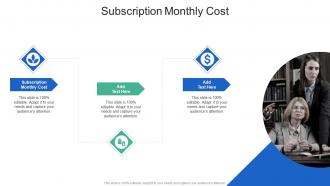 Subscription Monthly Cost In Powerpoint And Google Slides Cpb
