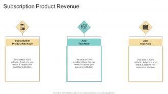 Subscription Product Revenue In Powerpoint And Google Slides Cpb