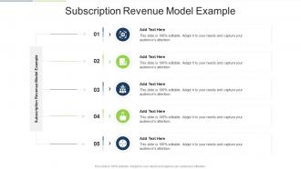Subscription Revenue Model Example In Powerpoint And Google Slides Cpb