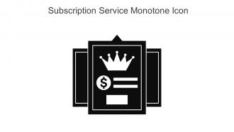 Subscription Service Monotone Icon In Powerpoint Pptx Png And Editable Eps Format