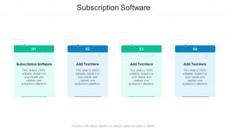Subscription Software In Powerpoint And Google Slides Cpb