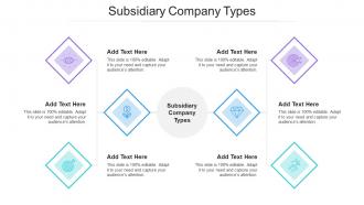 Subsidiary Company Types Ppt Powerpoint Presentation Ideas Tutorials Cpb