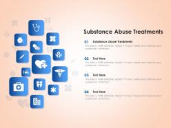 Substance abuse treatments ppt powerpoint presentation ideas clipart images