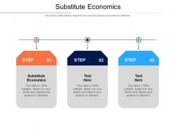 Substitute economics ppt powerpoint presentation infographic template objects cpb