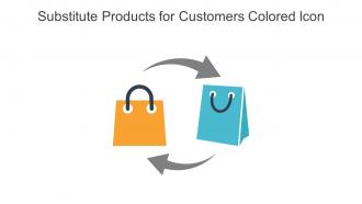 Substitute Products For Customers Colored Icon In Powerpoint Pptx Png And Editable Eps Format