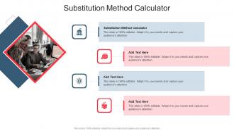 Substitution Method Calculator In Powerpoint And Google Slides Cpb