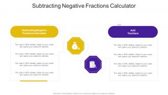 Subtracting Negative Fractions Calculator In Powerpoint And Google Slides Cpb