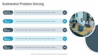 Subtraction Problem Solving In Powerpoint And Google Slides Cpb