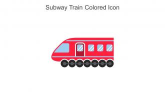 Subway Train Colored Icon In Powerpoint Pptx Png And Editable Eps Format