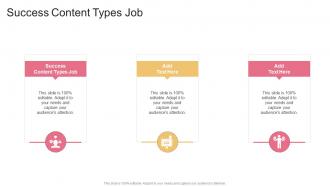 Success Content Types Job In Powerpoint And Google Slides Cpb