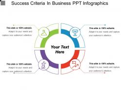 Success criteria in business ppt infographics