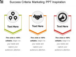Success criteria marketing ppt inspiration