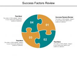 Success factors review ppt powerpoint presentation gallery icon cpb