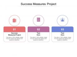 Success measures project ppt powerpoint presentation styles icon cpb