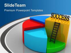 Success pie chart business concept powerpoint templates ppt themes and graphics 0313