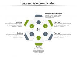Success rate crowdfunding ppt powerpoint presentation portfolio graphics cpb