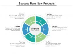 Success rate new products ppt powerpoint presentation gallery vector cpb