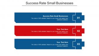 Success Rate Small Businesses Ppt Powerpoint Presentation Show Pictures Cpb