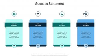 Success Statement In Powerpoint And Google Slides Cpb