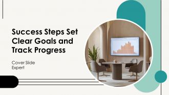 Success Steps Set Clear Goals And Track Progress PPT PowerPoint AT