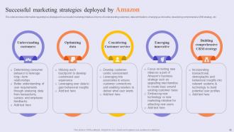 Success Story Of Amazon To Emerge As Pioneer In Online Shopping Marketplace Strategy CD V Professionally Aesthatic