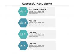 Successful acquisitions ppt powerpoint presentation show format ideas cpb