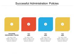 Successful administration policies ppt powerpoint presentation visual aids professional cpb