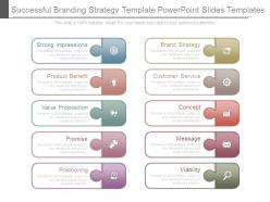 Successful branding strategy template powerpoint slides templates
