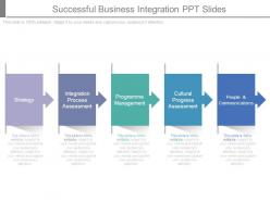 Successful business integration ppt slides