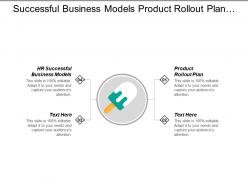 Successful business models product rollout plan communication channel cpb
