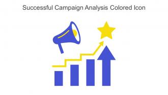 Successful Campaign Analysis Colored Icon In Powerpoint Pptx Png And Editable Eps Format