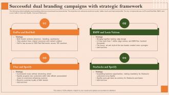 Successful Dual Branding Campaigns With Strategic Framework