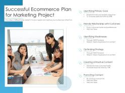 Successful ecommerce plan for marketing project