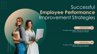 Successful Employee Performance Improvement Strategies Ppt Slides Example File
