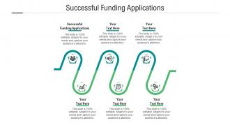 Successful funding applications ppt powerpoint presentation visual aids infographics cpb