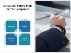 Successful future plan for the companies
